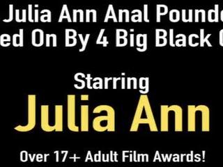 Milf Julia Ann Anal Pounded & Cummed On By 4 Big Black Cocks adult film movies