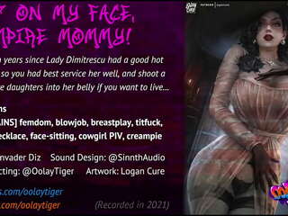 Babeh dimitrescu - sit on my face&comma; vampire mommy&excl; &lpar;18 eroaudio&rpar;