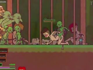 Captivity &vert; sân khấu 3 &vert; khỏa thân phái nữ survivor fights cô ấy cách xuyên qua randy goblins nhưng fails và được fucked lược cứng nuốt liters của kiêm &vert; hentai trò chơi gameplay p3