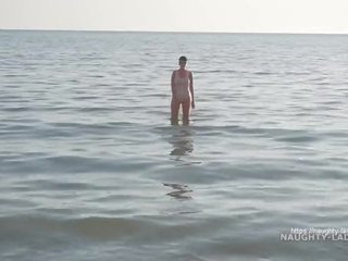 One-piece transparent swimsuit