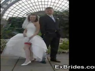 实 调皮 年轻 brides!