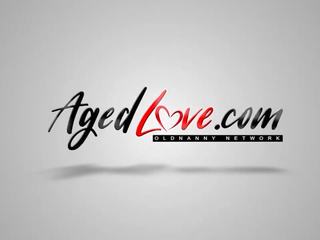 Agedlove núbil joven mujer disfrutando duro sexual.