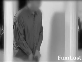 Smashing tinedyer blackmails & fucks panty sniffing step-dad - famlust.com