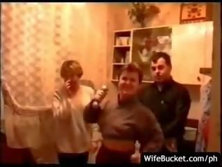 Funny Russian swingers party