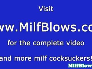 Tittyfucking milf em throatfucking três formas